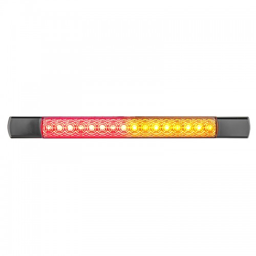 Compact Combination Rear Strip Lamp - Black - 12V